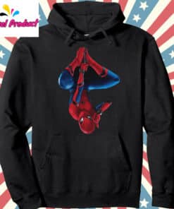 Spider-Man Swinging Upside Down Shirt