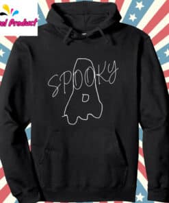 Spooky Halloween Ghost Shirt Hoodie Black