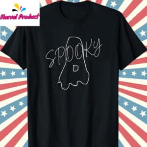 Spooky Halloween Ghost Shirt T Shirt Black