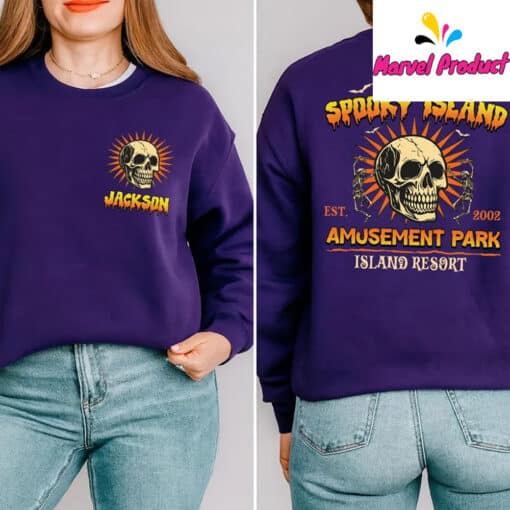 Spooky Island Halloween Nostalgia Shirt - Image 2