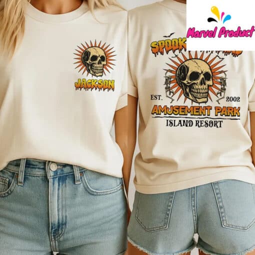 Spooky Island Halloween Nostalgia Shirt - Image 4