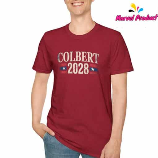 Stephen Colbert 2028 Funny Election Parody Shirt - Image 3