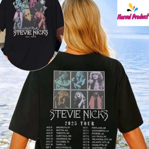 Stevie Nicks 2025 Tour Dates Photo Graphic Shirt