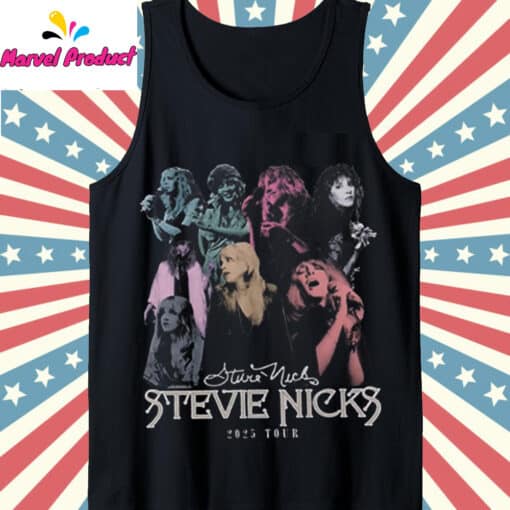 Stevie Nicks 2025 Tour Dates Photo Graphic Shirt - Image 3