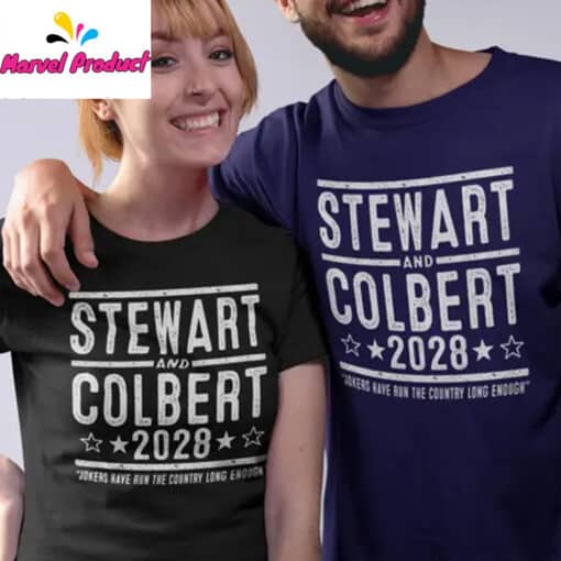 Stewart and Colbert 2028 Election For President Shirt