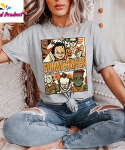 Summerween Horror Characters Shirt2