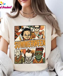 Summerween Horror Characters Shirt3