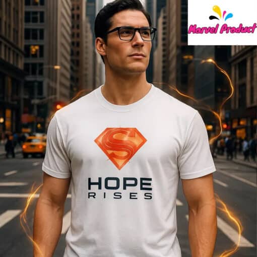 Superman Inspired Symbol Hope Rises Shirt - Image 4