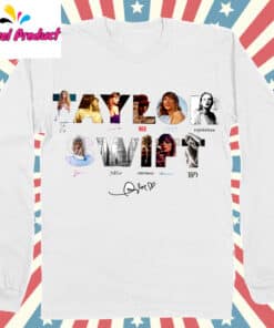 Taylor Swift Album Cover Long Sleeve White