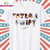 Taylor Swift Album Cover T Shirt White