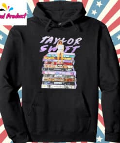 Taylor Swift Version Albums Hoodie Black