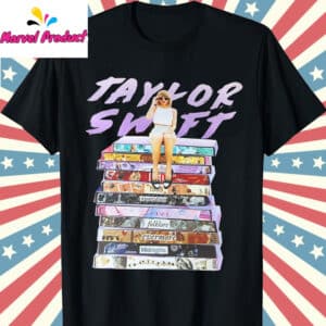 Taylor Swift Version Albums T Shirt Black