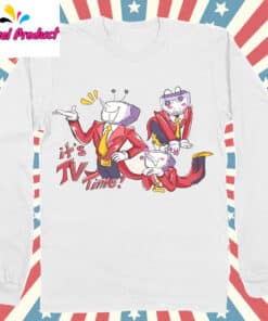 Tenna Deltarune Its TV Time Game Shirt Long Sleeve White