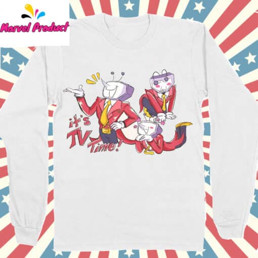 Tenna Deltarune It's TV Time Game Shirt - Image 3