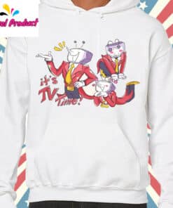 Tenna Deltarune Its TV Time Game Shirt hooodie white