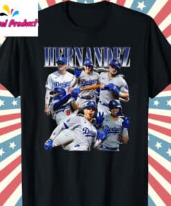 Teoscar Hernandez Dodgers Baseball Player Graphic Shirt