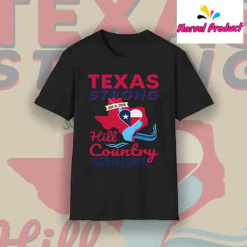 Texas Hill Country Kerrville Guadalupe River 2025 Flood Shirt