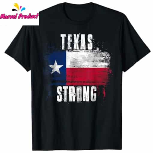 Texas Strong Distressed Flag Shirt