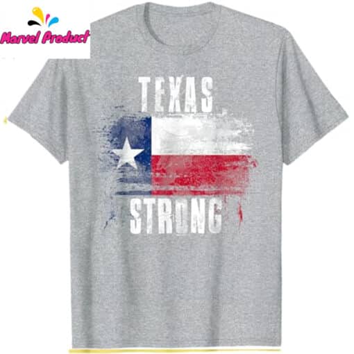 Texas Strong Distressed Flag Shirt - Image 3