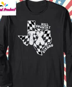 Texas Strong Flood Long Sleeve Black