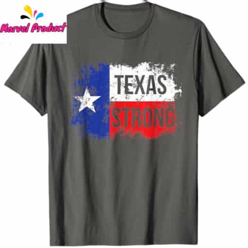 Texas Strong Lone Star Flag Vintage Shirt - Image 2