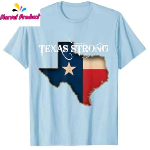 Texas Strong Map Flag State Pride Shirt - Image 2