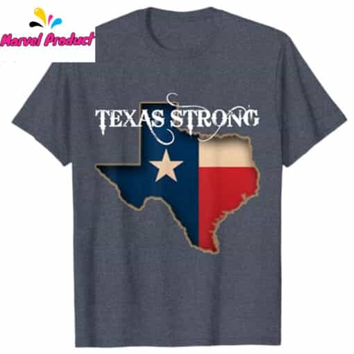 Texas Strong Map Flag State Pride Shirt - Image 4