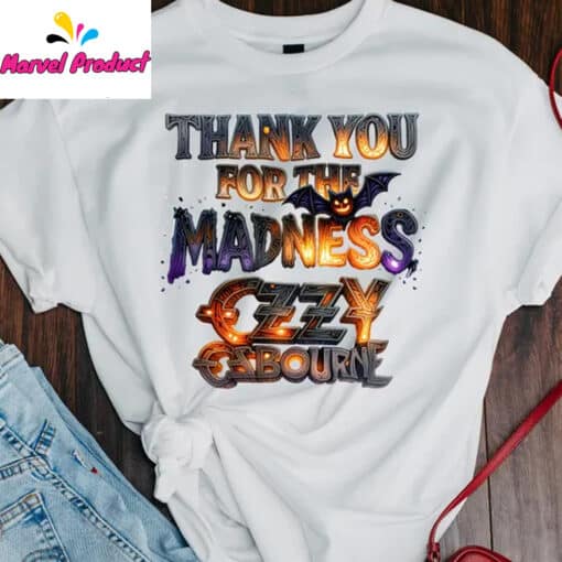 Thank You for the Madness Ozzy Osbourne Shirt - Image 3