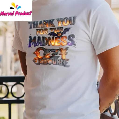Thank You for the Madness Ozzy Osbourne Shirt - Image 4