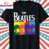 The Beatles 70s T Shirt Black
