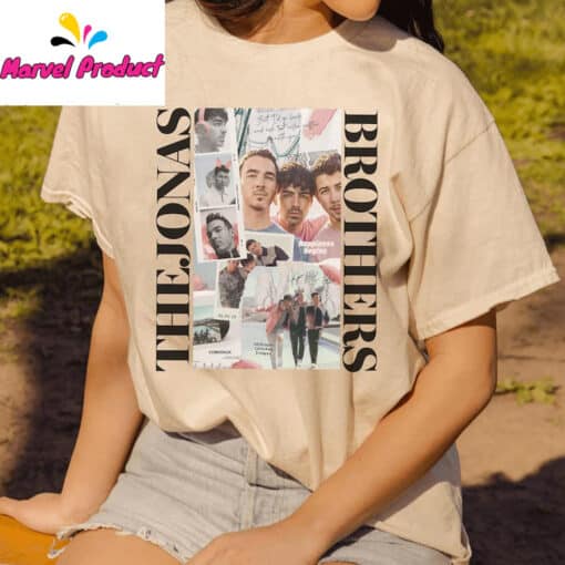 The Jonas Brothers Photo Collage Fan Shirt - Image 2