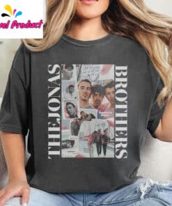 The Jonas Brothers Photo Collage Fan Shirt2