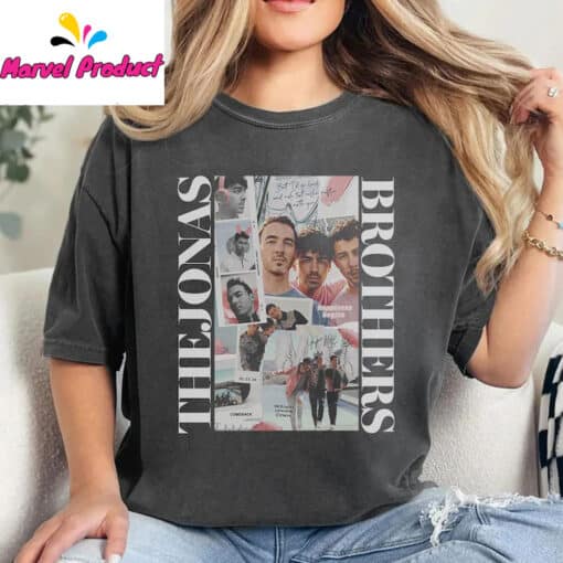 The Jonas Brothers Photo Collage Fan Shirt - Image 3