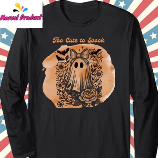 Too Cute to Spook Ghost Shirt - Image 2