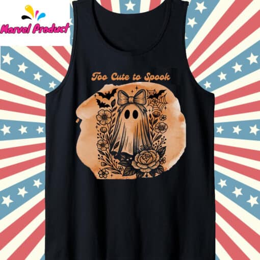 Too Cute to Spook Ghost Shirt - Image 4