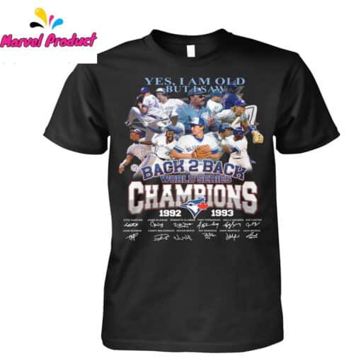 Toronto Blue Jays Back 2 Back World Series Champions 1992-1993 Shirt