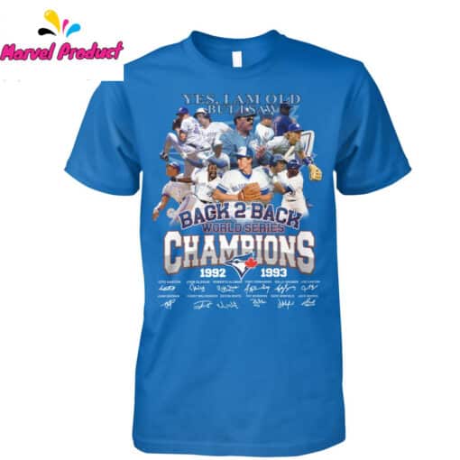 Toronto Blue Jays Back 2 Back World Series Champions 1992-1993 Shirt - Image 3