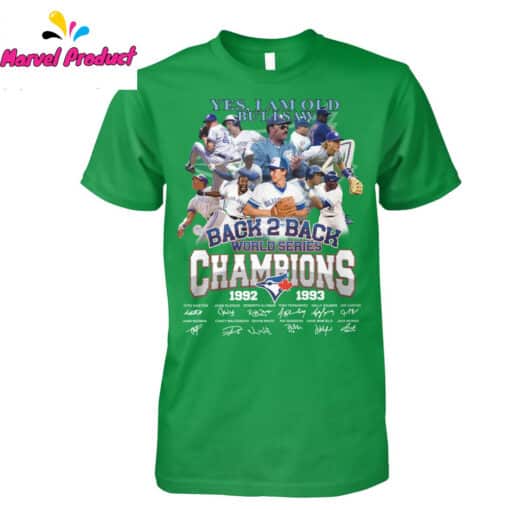 Toronto Blue Jays Back 2 Back World Series Champions 1992-1993 Shirt - Image 4