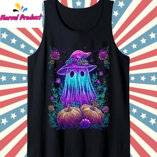 Trendy Halloween Ghost Neon Shirt - Image 4