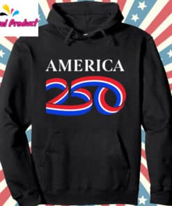 Trump Celebration 250th Anniversary USA Hoodie Black