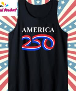 Trump Celebration 250th Anniversary USA Tank Top Black