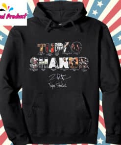Tupac Shakur Album Discography Signature Fan Hoodie Black