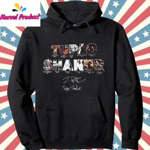 Tupac Shakur Album Discography & Signature Fan Shirt - Image 3