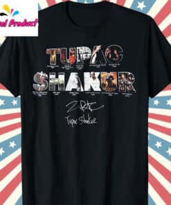 Tupac Shakur Album Discography & Signature Fan Shirt