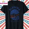 Vintage Alabama Heart of Dixi T Shirt Black