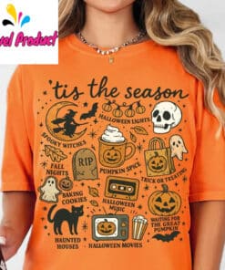 Vintage Halloween Tis the Season Shirt3