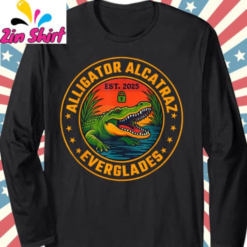Vintage Meme Alligator Alcatraz T shirt - Image 3