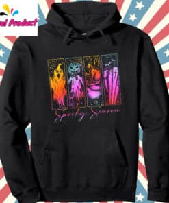 Vintage Spooky Season Shirt Hoodie Black 1