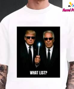What List Jeffrey Epstein and Donald Trump Shirt2