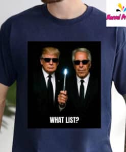 What List Jeffrey Epstein and Donald Trump Shirt3 1